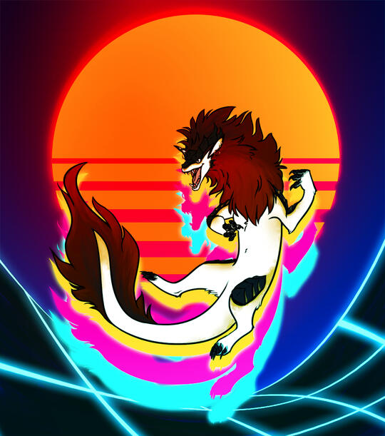 Ing (oc) air guitar 80s vibes