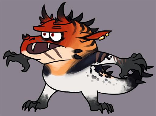 Neira (oc) doing that one spongebob reference.